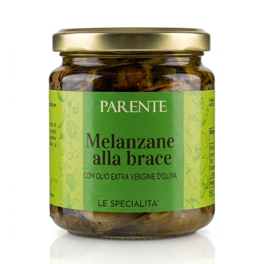 Melanzane alla brace con olio E.V.O. "Parente" 280g
