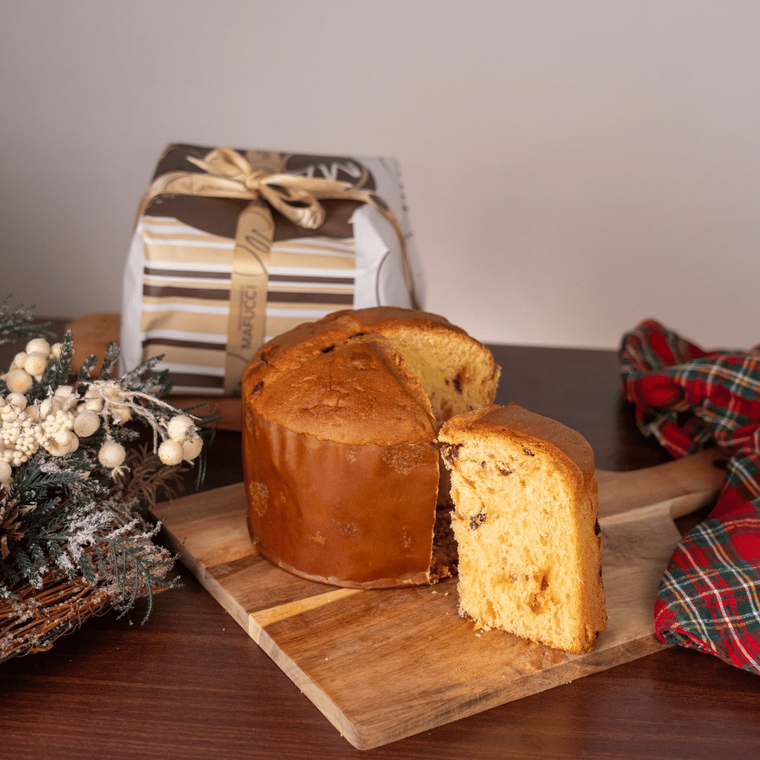 Panettone Tradizionale Basso "Mafucci" Incartato a mano ricetta artigianale