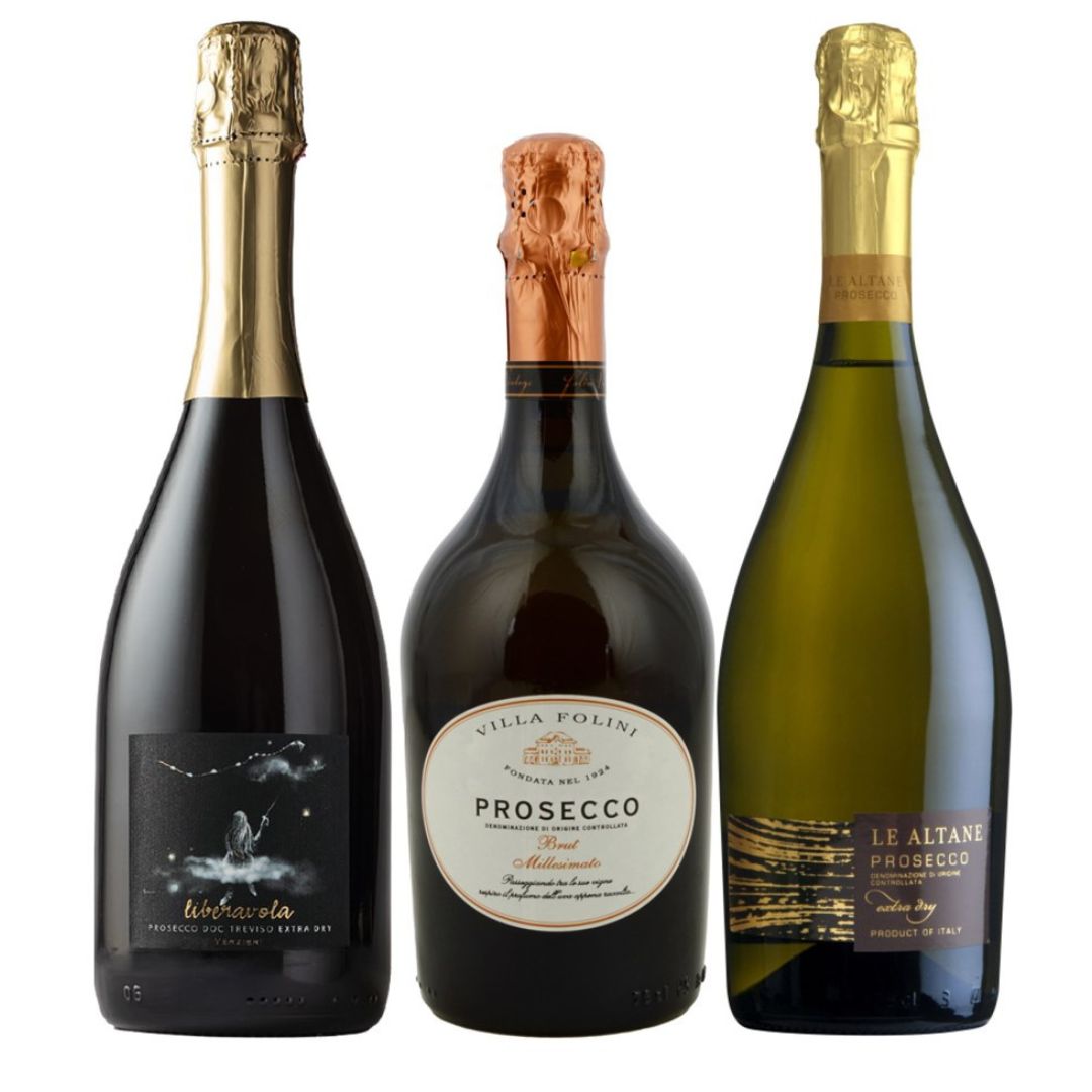 Cesto di Pasqua vini "Brindisi" - 3 bottiglie Prosecco