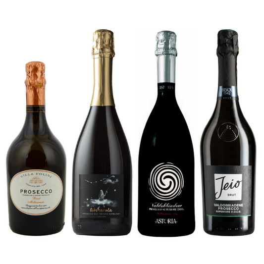 Cesto di Natale vini "Allegra" - 4 bottiglie Prosecco
