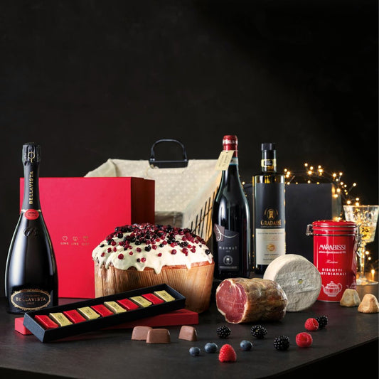 Cesto di Natale "Prima Classe" - 8 prodotti enogastronomici gourmet