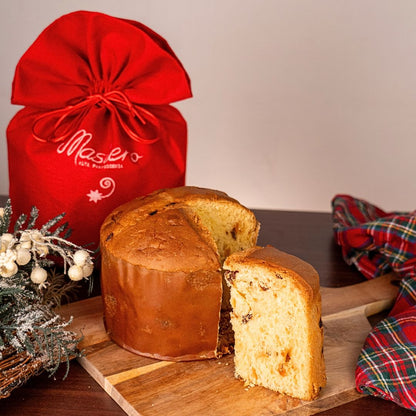 Panettone Tradizionale "Masiero" Sacchetto in juta ricetta artigianale
