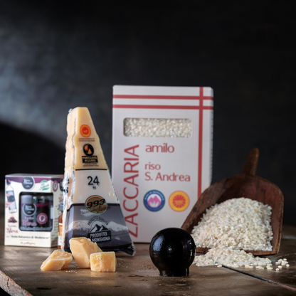 Box ricetta Risotto al Parmigiano con scaglie di Balsamico - max 5 porzioni