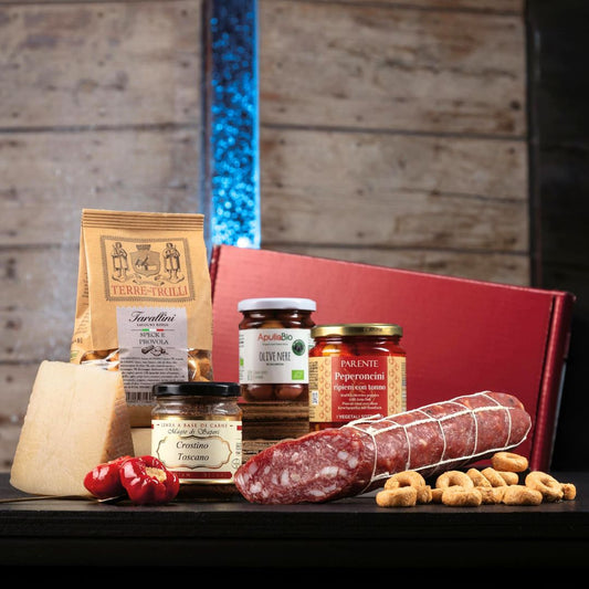 Cesto di Natale "Doni" - Aperitivo del Buongustaio - 6 prodotti selezionati