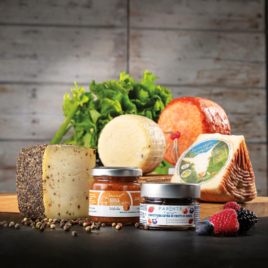 Box degustazione "Quattro Latti" - Degustazione di formaggi con salse in abbinamento