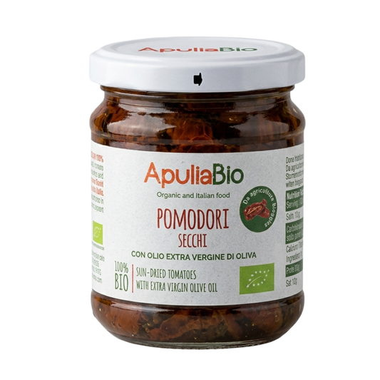 Pomodori secchi Bio con Olio EVO "ApuliaBio" 190g