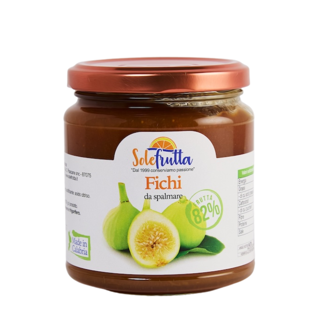 Confettura extra di Fichi con 82% di frutta italiana "Solefrutta" 240g
