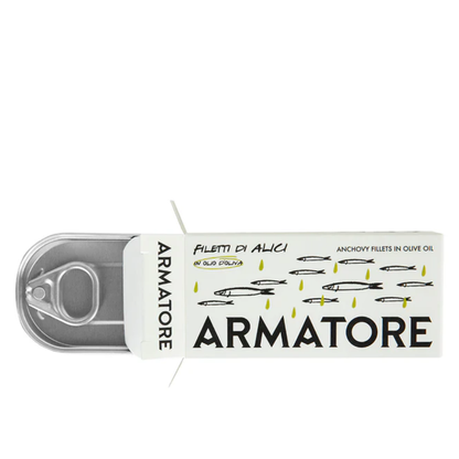 Filetti di Alici in Olio da Pesca Sostenibile Armatore 45g