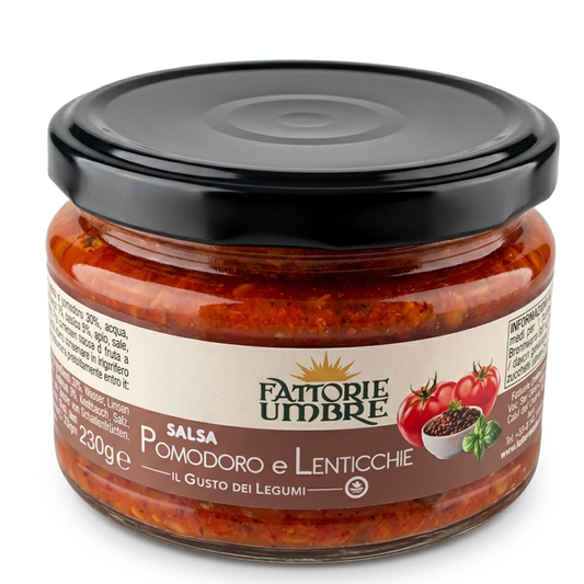 Salsa Pomodoro e Lenticchie Fattorie Umbre 230g
