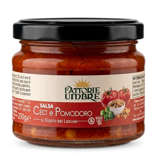 Salsa Ceci e Pomodoro Fattorie Umbre 230g