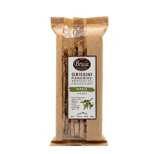 Grissini Piemontesi "Rubatà" alle Olive Brusa 140g