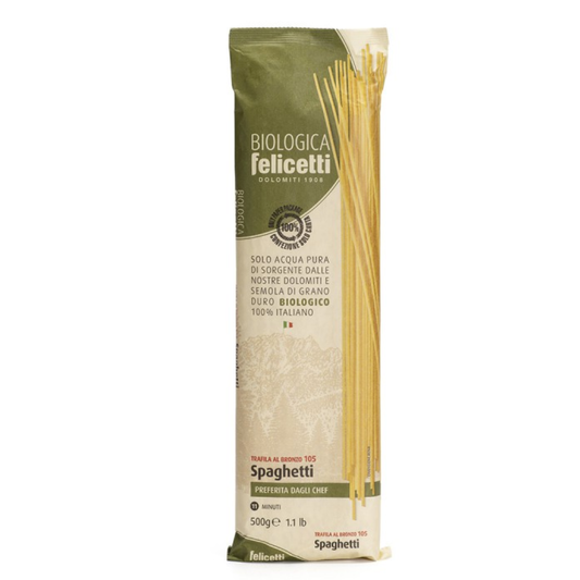 Spaghetti "Originale" Trafilati al Bronzo Felicetti 100% Grano Italiano 500g