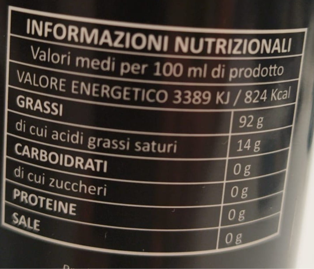 Olio E.V.O. Bio "Trace" Marfuga 500ml