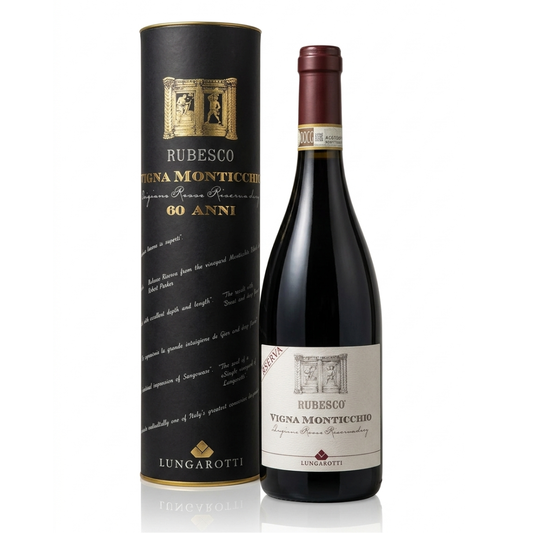 Rubesco Riserva "Vigna Monticchio Celebrative" in tubo DOCG 2018 Lungarotti