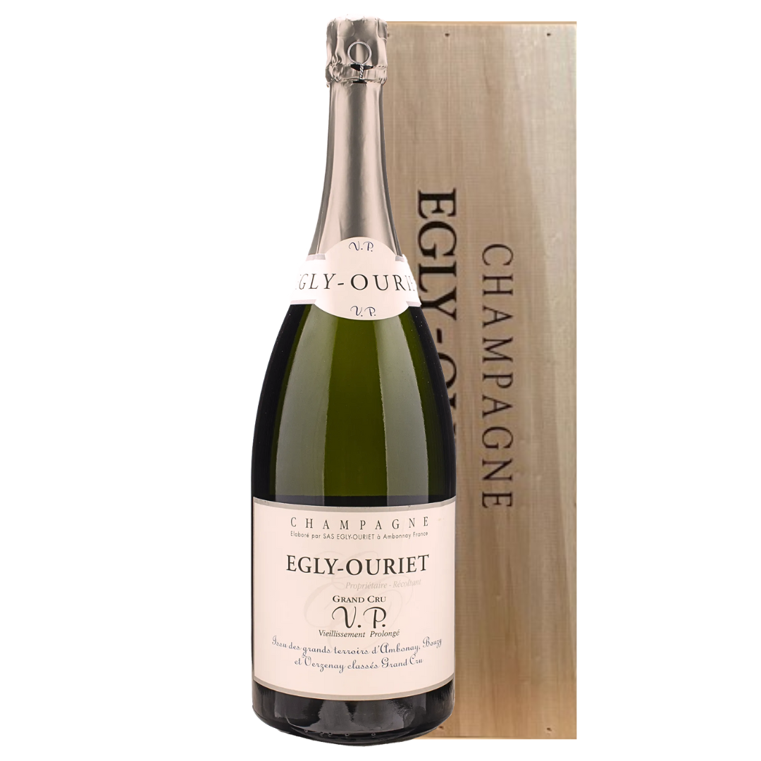 Champagne Grand Cru V.P. Egly Ouriet in cassa di legno 1,5 Lt