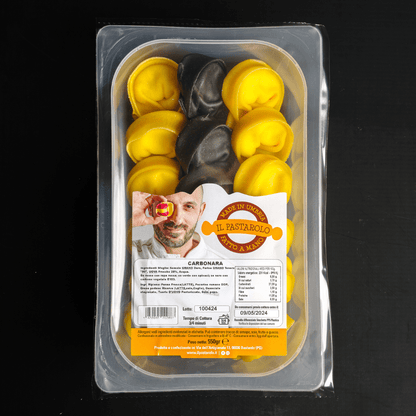 Tortellini artigianali alla Carbonara con sfoglia a km0 "Il Pastarolo" 550g