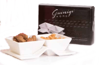 Set Antipastiera "Guinigi Home" in Porcellana bianca