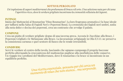 Box Grecia - Sotto il pergolato... Mattoncino snack  con 4 abbinamenti