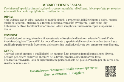 Box Messico - Fiesta e Salse... Tarallo classico con salse rustiche e salsicce norcine