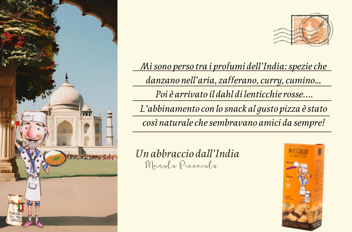 Box India - Profumi e chutney... zuppetta di lenticchie rosse con mattoncino croccante