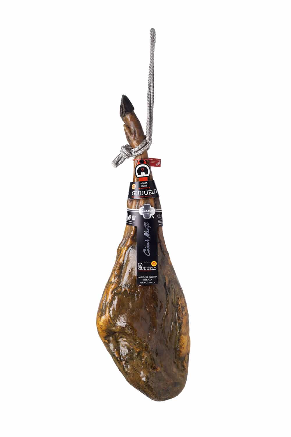 Patanegra Jamon Ibérico Bellota Guijuelo +48 months DOP Cesar Nieto 8/9kg