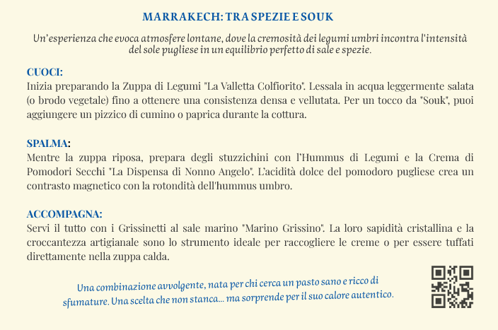 Box Marrakech - Tra spezie e souk... Struzzichini e Zuppa