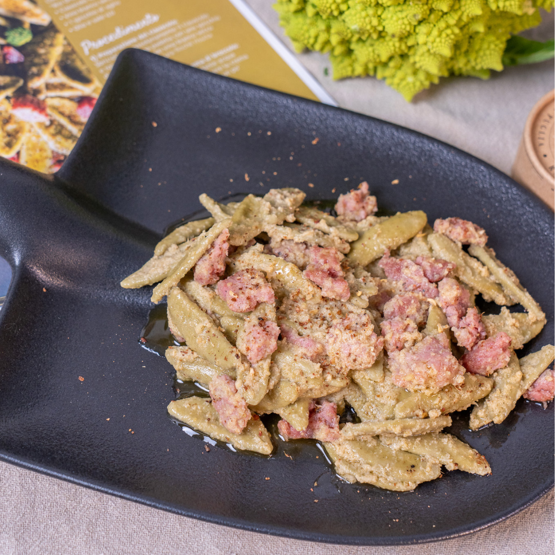 Box ricetta "Foglie d'Ulivo" con Crema di Broccolo e Ciauscolo - max 5 porzioni