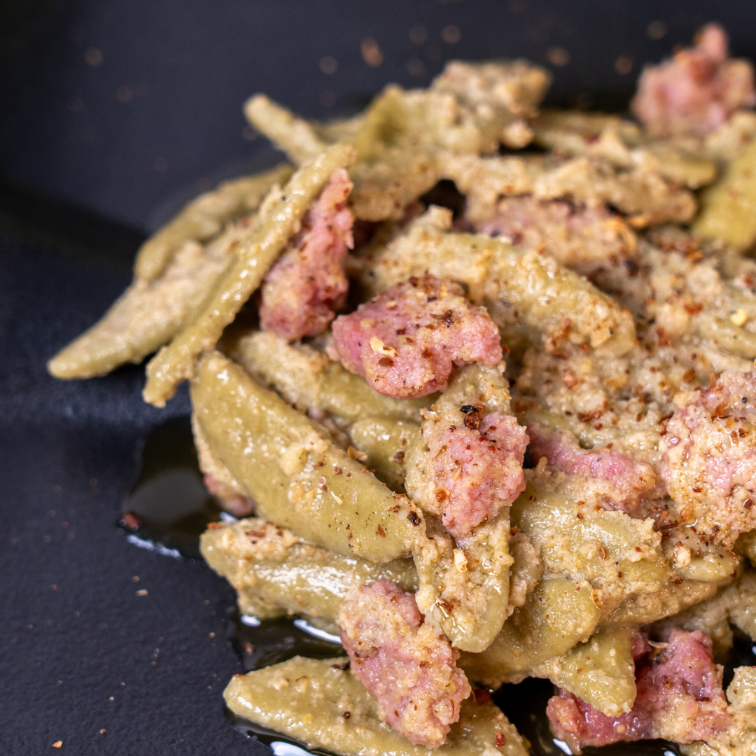 Box ricetta "Foglie d'Ulivo" con Crema di Broccolo e Ciauscolo - max 5 porzioni