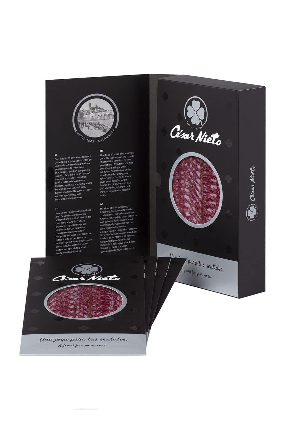 Salchichòn Ibérico de Bellota affettato Cesar Nieto 100g