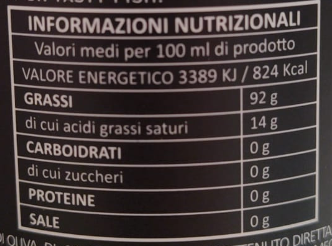 Olio E.V.O. "Sassente" Monocultivar Frantoio Marfuga 500ml