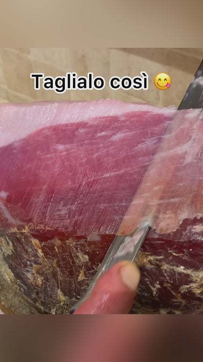 Prosciutto artigianale con osso Norcineria Pizzoni 8kg
