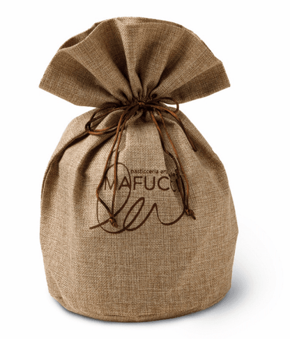Panettone Tradizionale "Mafucci" Sacchetto in juta ricetta artigianale