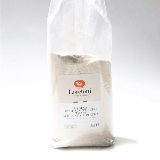 Farina di Grano Tenero Tipo 2 macinata a pietra da 1kg