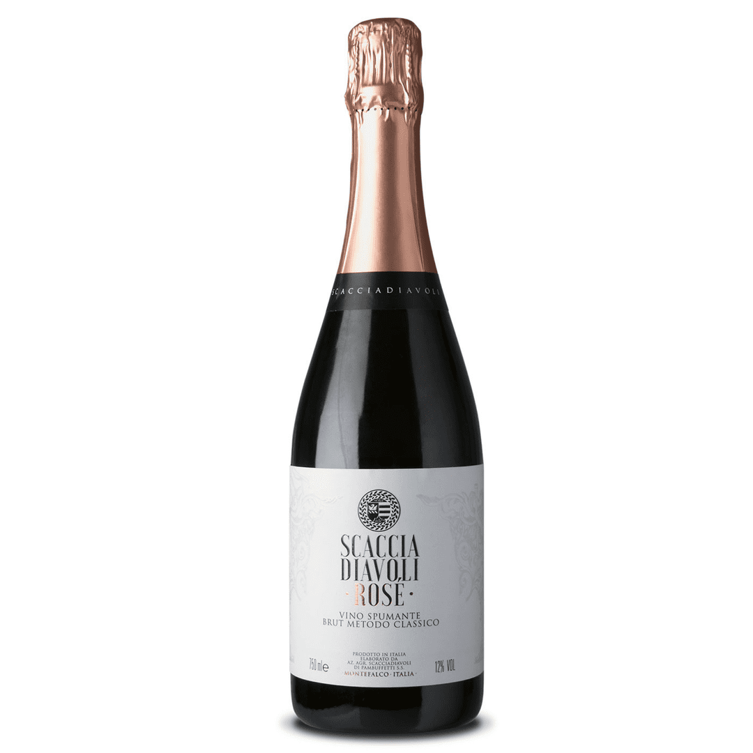 Spumante BRUT Rosé metodo classico Scacciadiavoli